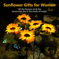 Thumbnail for Sunflowers Solar Lawn Light