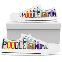 Thumbnail for Women's Low Top Canvas Shoes For Poodle Mom