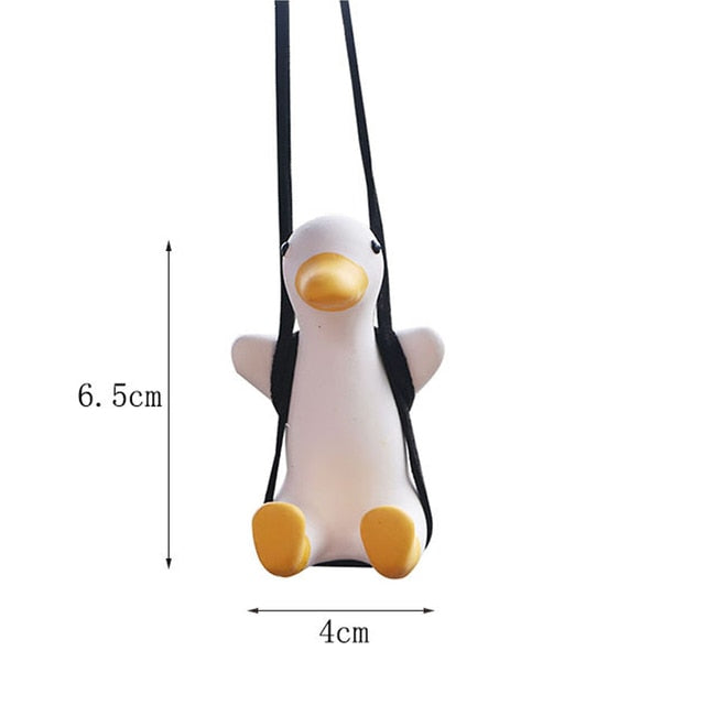 Swing Duck Rearview Mirror Pendant