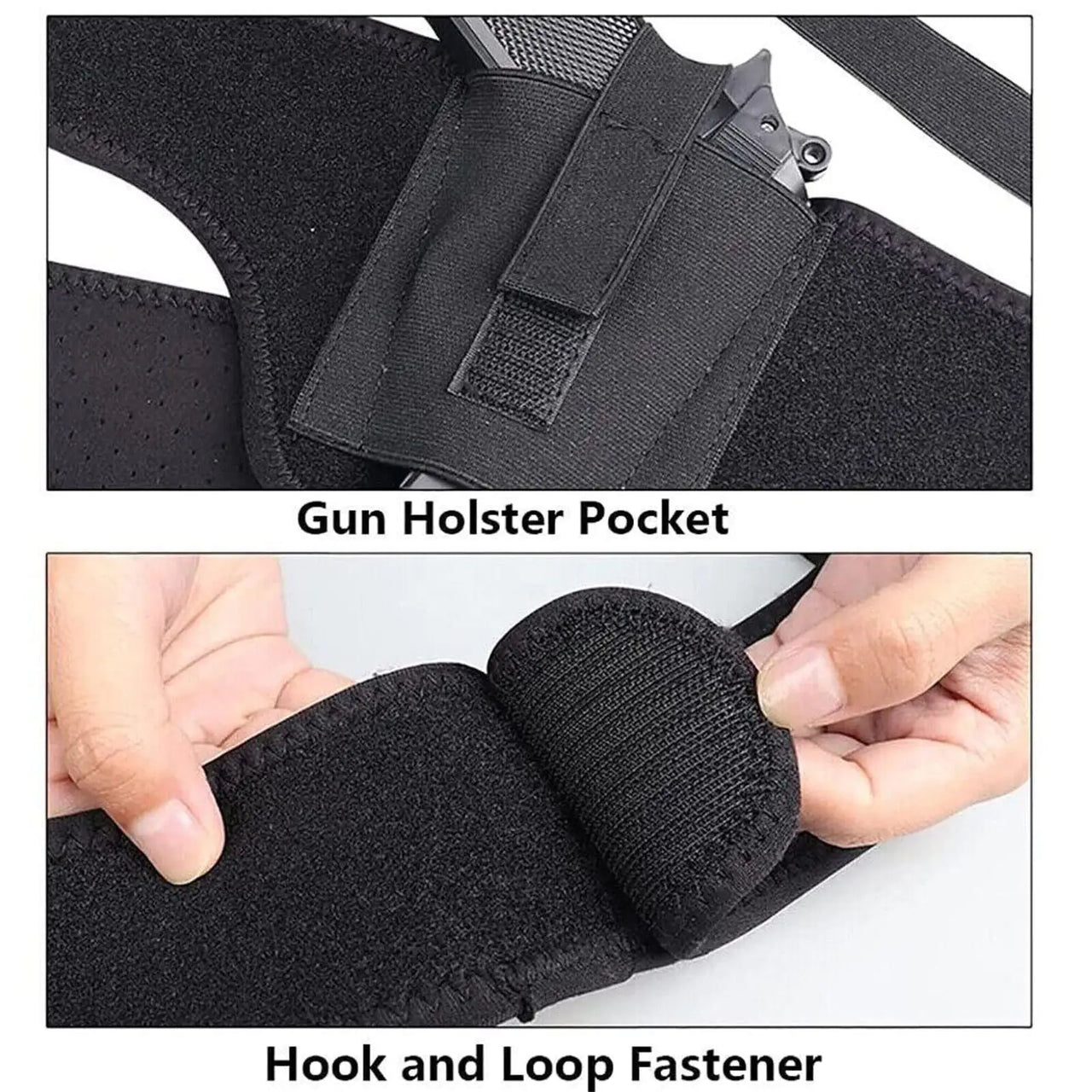 Tactical Concealed Carry Shoulder Waist Pistol Hand Gun Holder Holster Pouch US