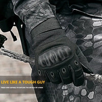 Thumbnail for Tactical Motorcycle Motocross Full Finger Gloves Motorbike Riding Racing Mittens