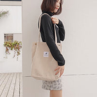 Thumbnail for Women Corduroy Canvas Shoulder Bags