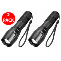 Thumbnail for Super-Bright 90000LM LED Tactical Flashlight 5 Modes Zoomable Torch Searchlight