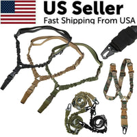 Thumbnail for Heavy Duty Tactical Single Point Gun Rifle Sling Adjust & Quick Detach QD Buckle