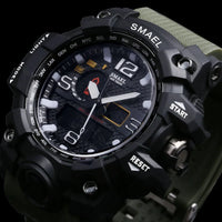 Thumbnail for SMAEL Brand Men Sports Watches Dual Display