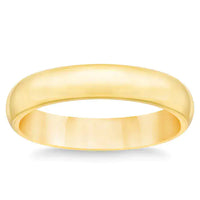 Thumbnail for 14K Solid Gold 4mm Unisex Wedding Band