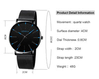 Thumbnail for Waterproof Men's Watch Stainless Steel Quartz Luminous Classic Watches Business