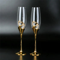 Thumbnail for Crystal Wedding Champagne Glasses