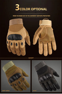 Thumbnail for Tactical Motorcycle Motocross Full Finger Gloves Motorbike Riding Racing Mittens