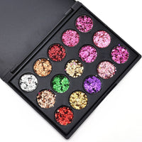 Thumbnail for CmaaDu 15 Color Studio Shimmer Glitter Eyeshadow Powder Palette Matte Eyeshadow Cosmetic Makeup Pigment Eyeshadow Palette