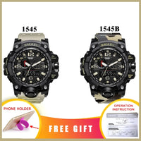 Thumbnail for SMAEL Brand Men Sports Watches Dual Display