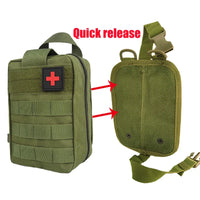 Thumbnail for Tactical First Aid Kit Medical Molle Rip Away EMT IFAK Survival Emergency Bag