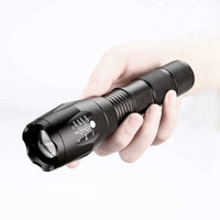 Thumbnail for Super-Bright 90000LM LED Tactical Flashlight 5 Modes Zoomable Torch Searchlight