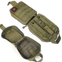 Thumbnail for Tactical First Aid Kit Medical Molle Rip Away EMT IFAK Survival Emergency Bag