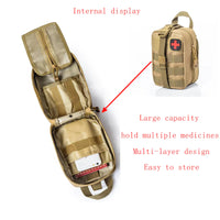 Thumbnail for Tactical First Aid Kit Medical Molle Rip Away EMT IFAK Survival Emergency Bag