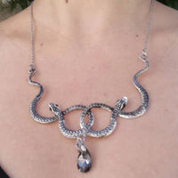 Thumbnail for Snake Necklace With Crystal