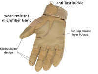 Thumbnail for Tactical Motorcycle Motocross Full Finger Gloves Motorbike Riding Racing Mittens