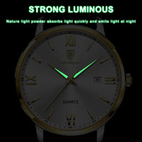 Thumbnail for Leather Men Quartz Luxury Watches