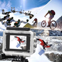 Thumbnail for 2024 Action Ultra HD 4K Camera Underwater Helmet Waterproof Screen WiFi Remote Control Sports go Video pro Outdoor Recorder