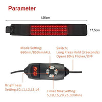 Thumbnail for Red LED Light Therapy Belt - Portable Red Light Therapy Belt for Body Slim Pain Relief