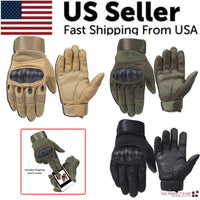 Thumbnail for Tactical Motorcycle Motocross Full Finger Gloves Motorbike Riding Racing Mittens