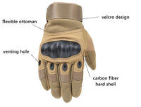 Thumbnail for Tactical Motorcycle Motocross Full Finger Gloves Motorbike Riding Racing Mittens