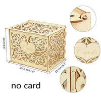 Thumbnail for Wooden Wedding Gifts Card Boxes