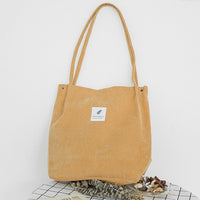 Thumbnail for Women Corduroy Canvas Shoulder Bags