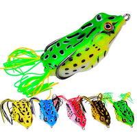 Thumbnail for Frog Lure Soft Tube Bait Plastic Fishing Lure with Fishing Hooks