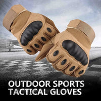 Thumbnail for Tactical Motorcycle Motocross Full Finger Gloves Motorbike Riding Racing Mittens