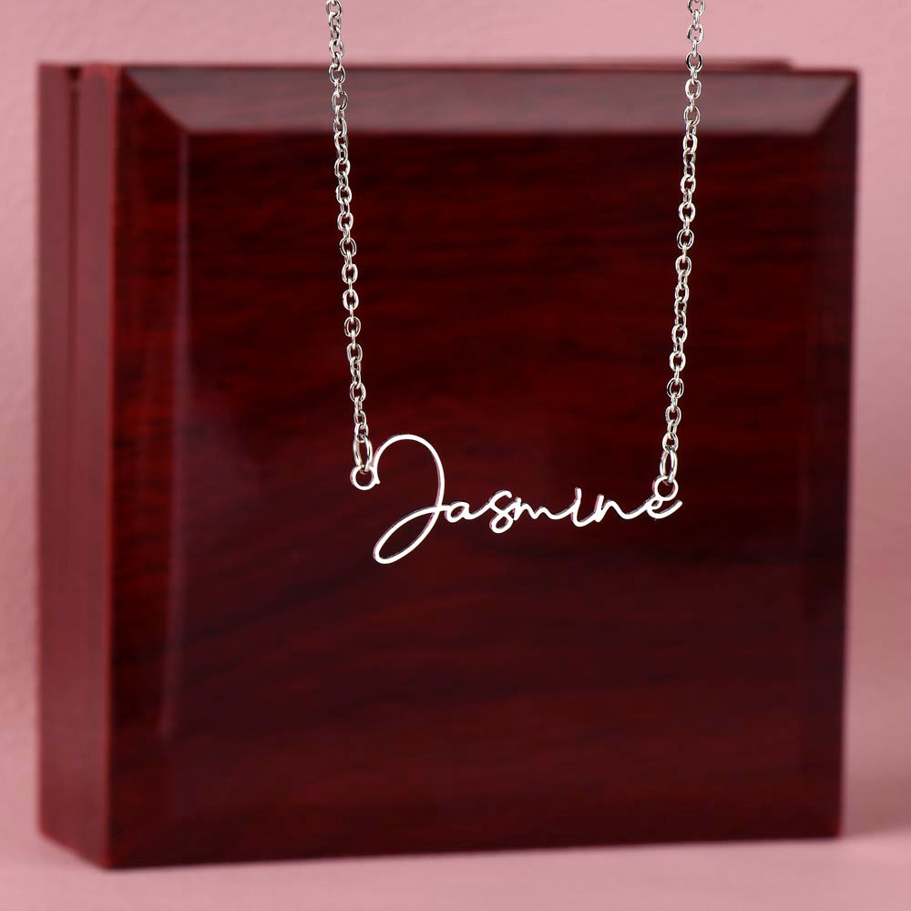 SIGNATURE NAME NECKLACE