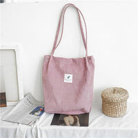 Thumbnail for Women Corduroy Canvas Shoulder Bags