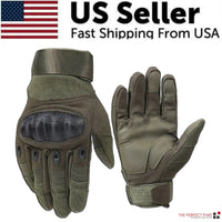 Thumbnail for Tactical Motorcycle Motocross Full Finger Gloves Motorbike Riding Racing Mittens