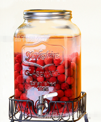 Thumbnail for Retro Embossed Drink Dispenser Jar