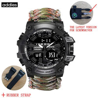 Thumbnail for ADDIES Men Military Sports Digital Watches