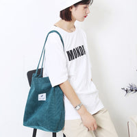 Thumbnail for Women Corduroy Canvas Shoulder Bags