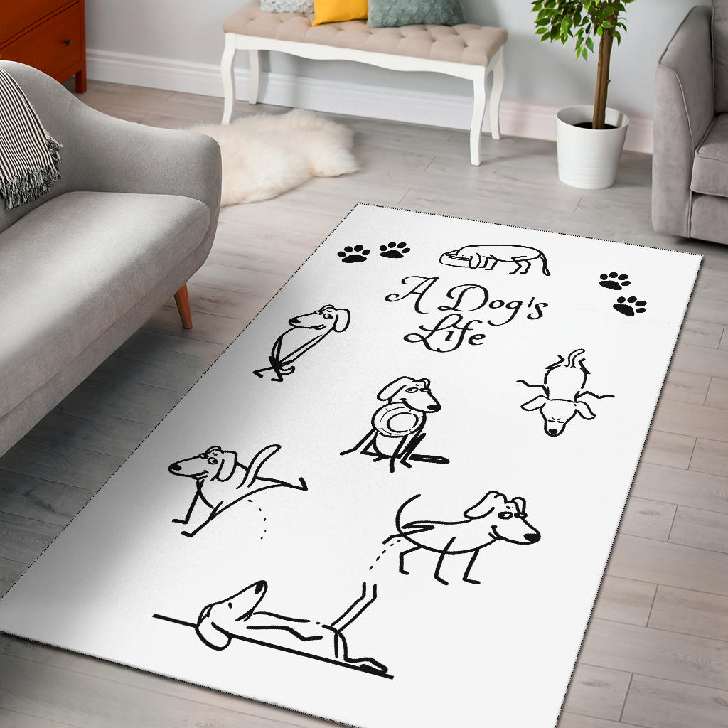 A DOG'S LIFE RUG