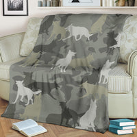 Thumbnail for German Shepherd Camo Blanket