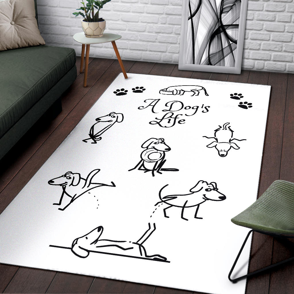 A DOG'S LIFE RUG