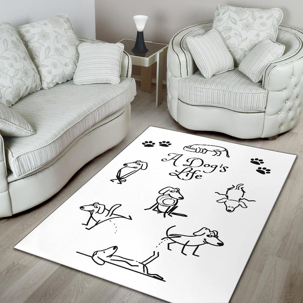 A DOG'S LIFE RUG