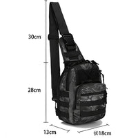 Thumbnail for Mens Backpack Tactical Sling Shoulder Bag Molle Travel Chest Pack Outdoor Hiking