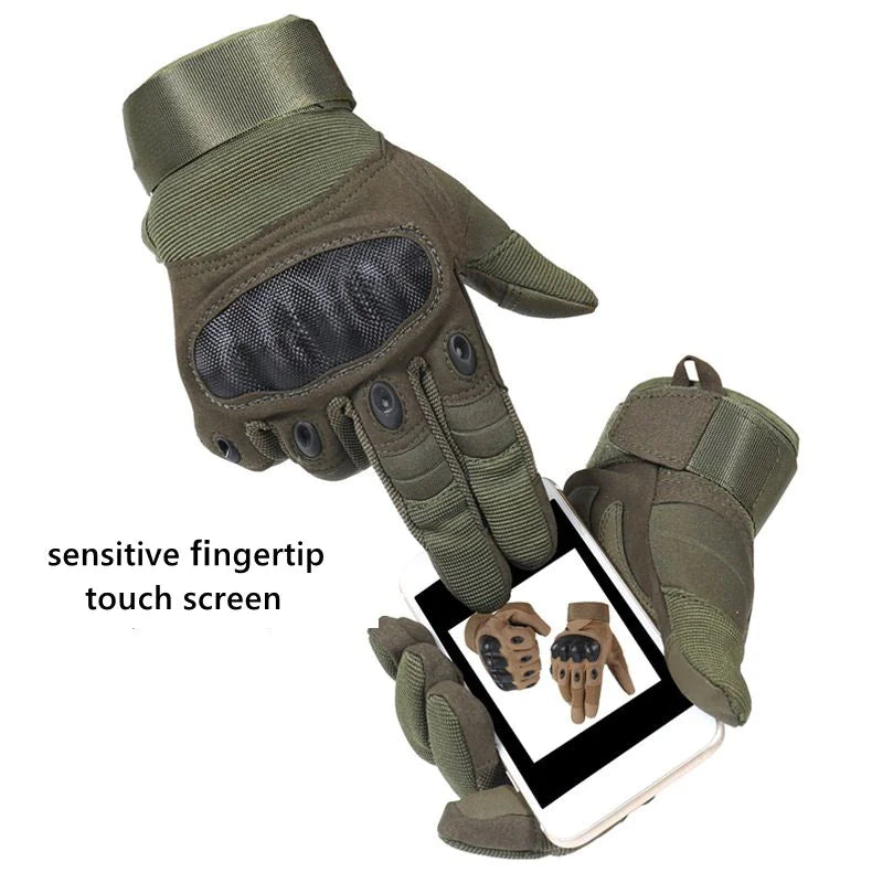 Tactical Motorcycle Motocross Full Finger Gloves Motorbike Riding Racing Mittens