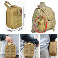 Thumbnail for Tactical First Aid Kit Medical Molle Rip Away EMT IFAK Survival Emergency Bag