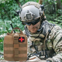 Thumbnail for Tactical First Aid Kit Medical Molle Rip Away EMT IFAK Survival Emergency Bag