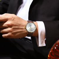 Thumbnail for Leather Men Quartz Luxury Watches