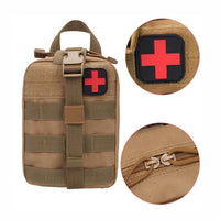 Thumbnail for Tactical First Aid Kit Medical Molle Rip Away EMT IFAK Survival Emergency Bag