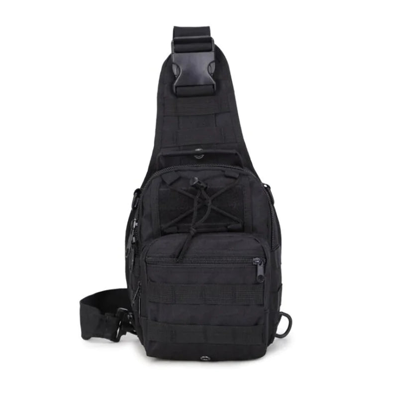 Mens Backpack Tactical Sling Shoulder Bag Molle Travel Chest Pack Outdoor Hiking