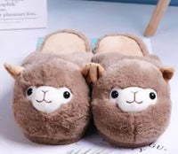 Thumbnail for Fluffy Alpaca Slippers