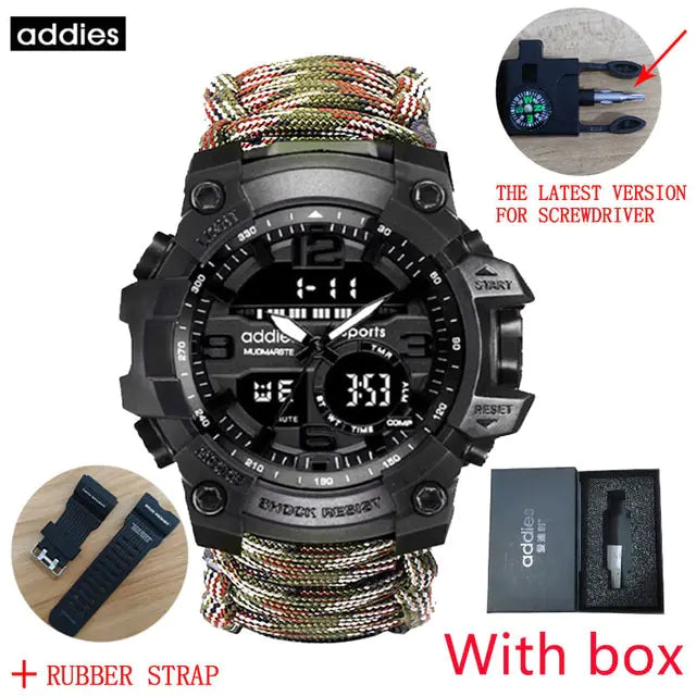 ADDIES Men Military Sports Digital Watches