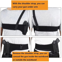 Thumbnail for Tactical Concealed Carry Shoulder Waist Pistol Hand Gun Holder Holster Pouch US